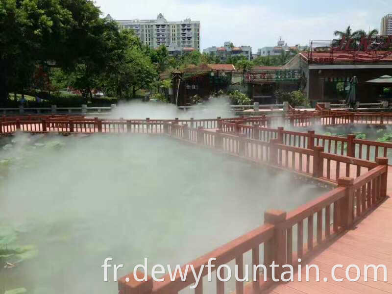 Équipement de fontaine d'eau extérieure Decoration de brouillard artificiel DW-84